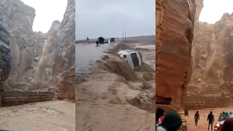 Ιορδανία: Πλημμύρισε η αρχαία πόλη της Πέτρας